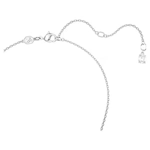 Mesmera set Mixed cuts, White, Rhodium plated