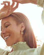 Load image into Gallery viewer, Presleigh Love Knot Drop Earrings in Gold