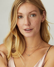 Load image into Gallery viewer, Tessa Gold Stud Earrings in Platinum Drusy