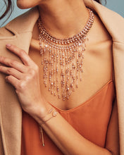 Load image into Gallery viewer, Elaina Silver Adjustable Chain Bracelet in Platinum Drusy