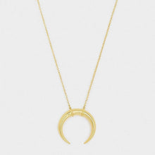 Load image into Gallery viewer, Cayne Crescent Pendant Necklace