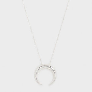 Cayne Crescent Pendant Necklace