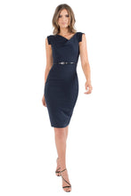 Load image into Gallery viewer, Black Halo Classic Jackie O Dress - Eclipse