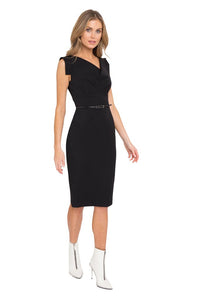 Black Halo Classic Jackie O Dress - Black