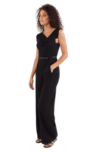 Black Halo Jackie O Jumpsuit  - Black