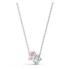 Load image into Gallery viewer, Attract Soul necklace Pink, Rhodium plated