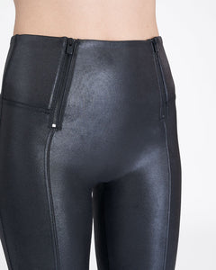 Spanx Faux Leather Hip-Zip Leggings