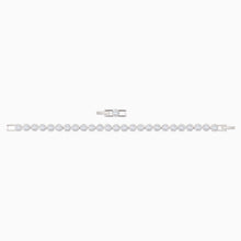 Load image into Gallery viewer, ANGELIC BRACELET, WHITE, RHODIUM PLATED