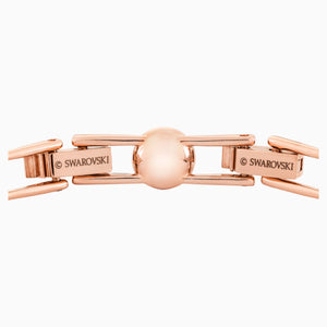 ANGELIC BRACELET, WHITE, ROSE-GOLD TONE PLATED