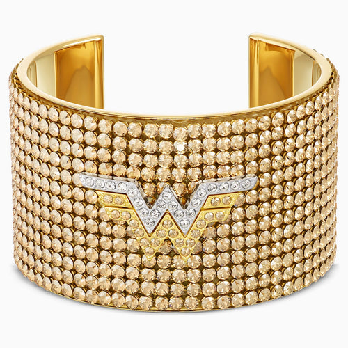 FIT WONDER WOMAN CUFF, GOLD TONE, MIXED METAL FINISH