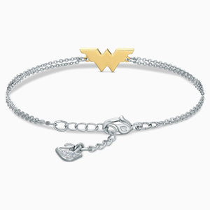 FIT WONDER WOMAN BRACELET, GOLD TONE, MIXED METAL FINISH