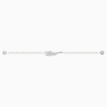 Load image into Gallery viewer, NICE PEARL BRACELET, WHITE, RHODIUM PLATED