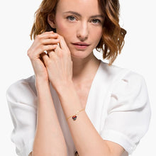 Load image into Gallery viewer, MINNIE BRACELET, BLACK, GOLD-TONE PLATED