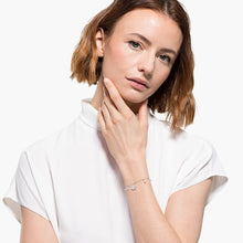 Load image into Gallery viewer, MAGIC BRACELET, WHITE, RHODIUM PLATED