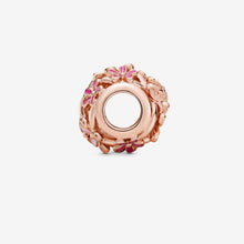 Load image into Gallery viewer, Openwork Pink Daisy Flower Charm