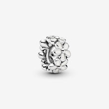 Load image into Gallery viewer, White Daisy Flower Spacer Charm