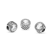 Load image into Gallery viewer, Pandora Radiant Hearts Charm, Clear CZ