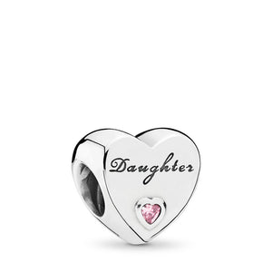 Pandora Daughter's Love Charm, Pink CZ