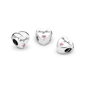 Pandora Daughter's Love Charm, Pink CZ