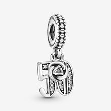 Load image into Gallery viewer, 50th Celebration Dangle Charm
