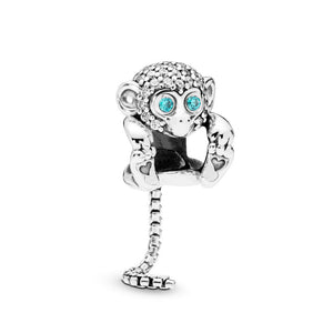 PANDORA Sparkling Monkey Charm