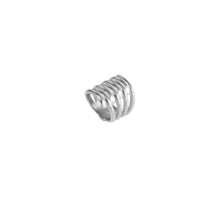 Load image into Gallery viewer, UNOde50 TORNADO Ring - Silver