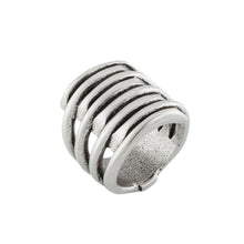 Load image into Gallery viewer, UNOde50 TORNADO Ring - Silver