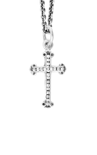 Micro CZ Traditional Cross Pendant