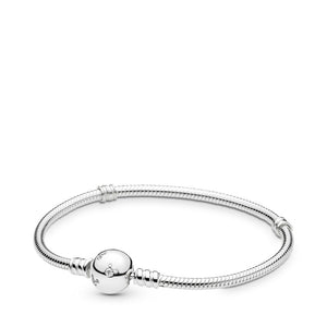 Pandora Disney Moments Sparkling Mickey Mouse & Snake Chain Bracelet