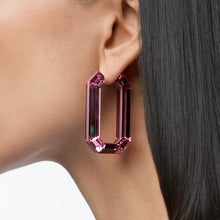 Load image into Gallery viewer, Lucent hoop earrings Pink