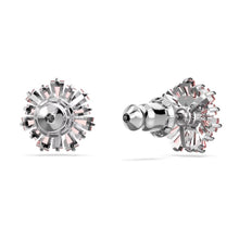 Load image into Gallery viewer, Sunshine stud earrings Pink, Rhodium plated