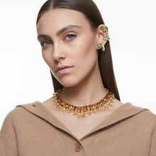 Load image into Gallery viewer, Ortyx necklace Triangle cut, Yellow, Gold-tone plated