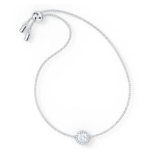 Load image into Gallery viewer, Swarovski Angelic Round Bracelet, White, Rhodium plated