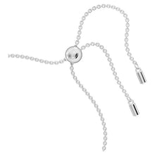 Load image into Gallery viewer, Una bracelet Heart, White, Rhodium plated
