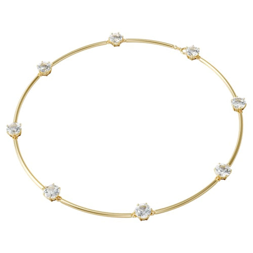 Swarovski Constella choker White, Gold-tone plated