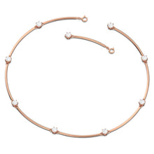 Load image into Gallery viewer, Swarovski Constella necklace White, Rose-gold tone plated