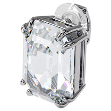 Load image into Gallery viewer, Swarovski Mesmera clip earring Single, Octagon cut crystal, White