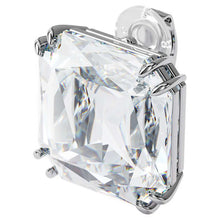 Load image into Gallery viewer, Swarovski Mesmera clip earring Single, Square cut crystal, White
