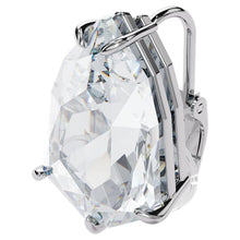Load image into Gallery viewer, Swarovski Mesmera clip earring Trilliant cut crystal, White, Rhodium