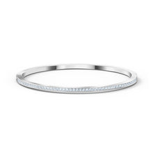 Load image into Gallery viewer, Swarovski Rare Bangle, White, Rhodium plated