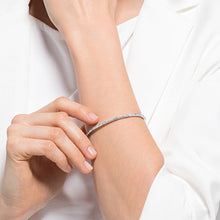 Load image into Gallery viewer, Swarovski Rare Bangle, White, Rhodium plated
