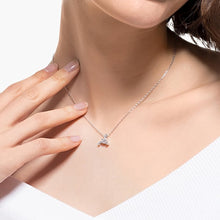 Load image into Gallery viewer, Swarovski Zodiac II Pendant, Aries, White, Mixed metal finish