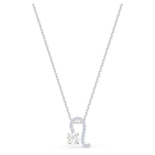 Load image into Gallery viewer, Swarovski Zodiac II Pendant, Leo, White, Mixed metal finish