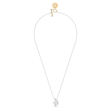 Load image into Gallery viewer, Swarovski Zodiac II Pendant, Virgo, White, Mixed metal finish